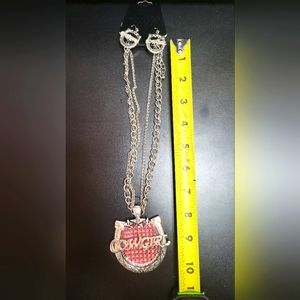 New Cowgirl Necklace/Earring Set